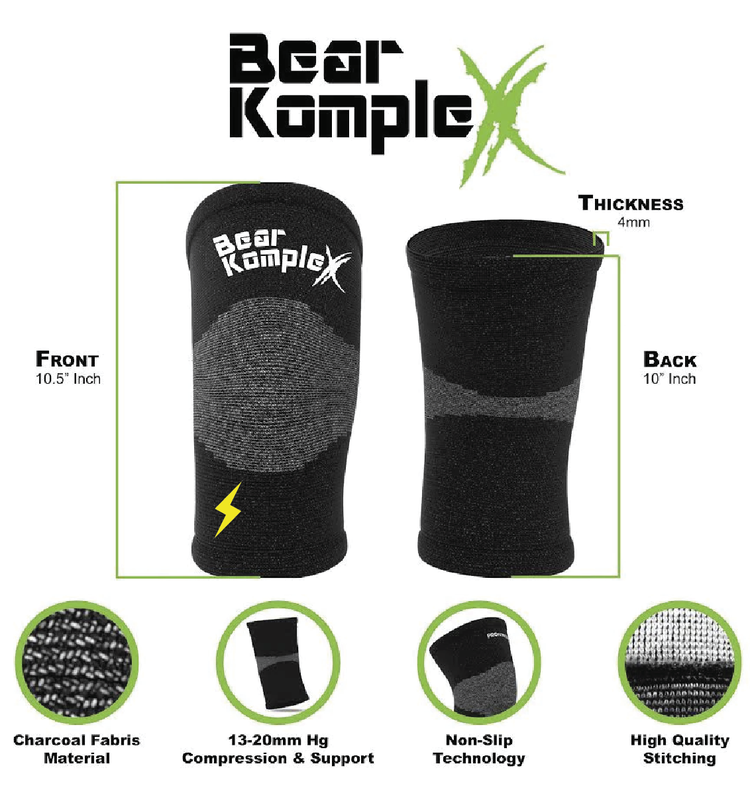 BKX ZEUS CLOTH KNEE SLEEVES - 4MM