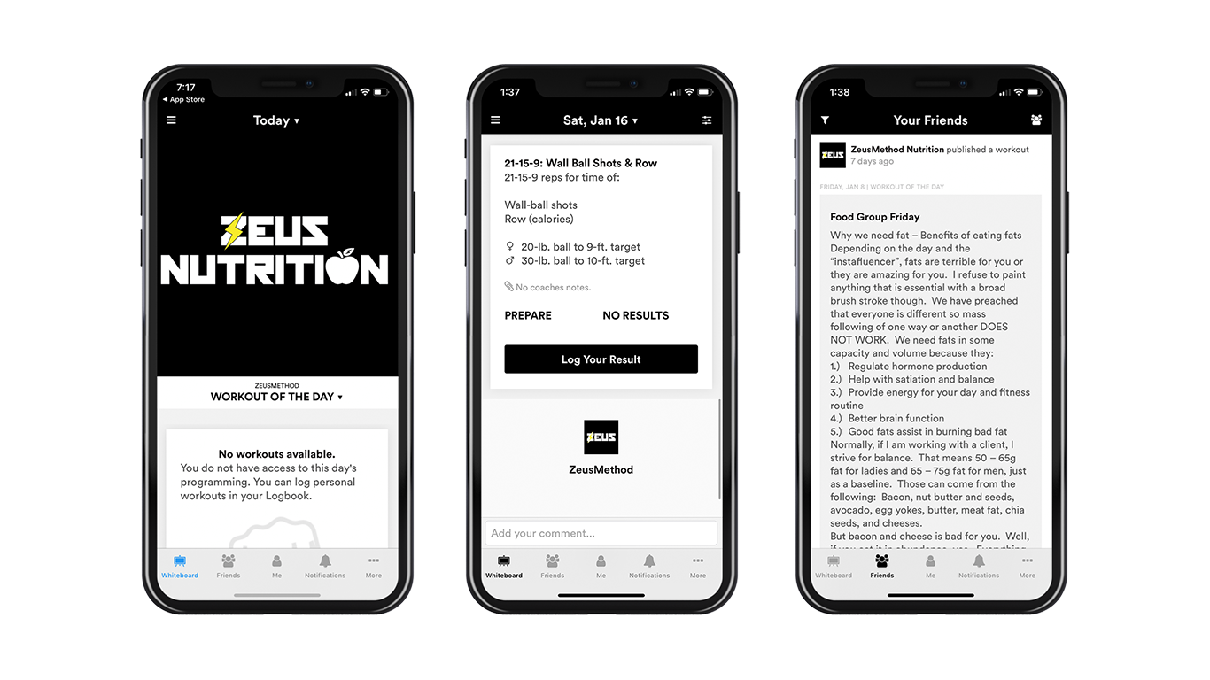 Zeus Nutrition IS LIVE! – Zeus Method